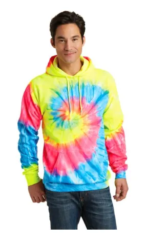 Port & Company PC146 Tie-Dye Pullover Hooded Sweatshirt