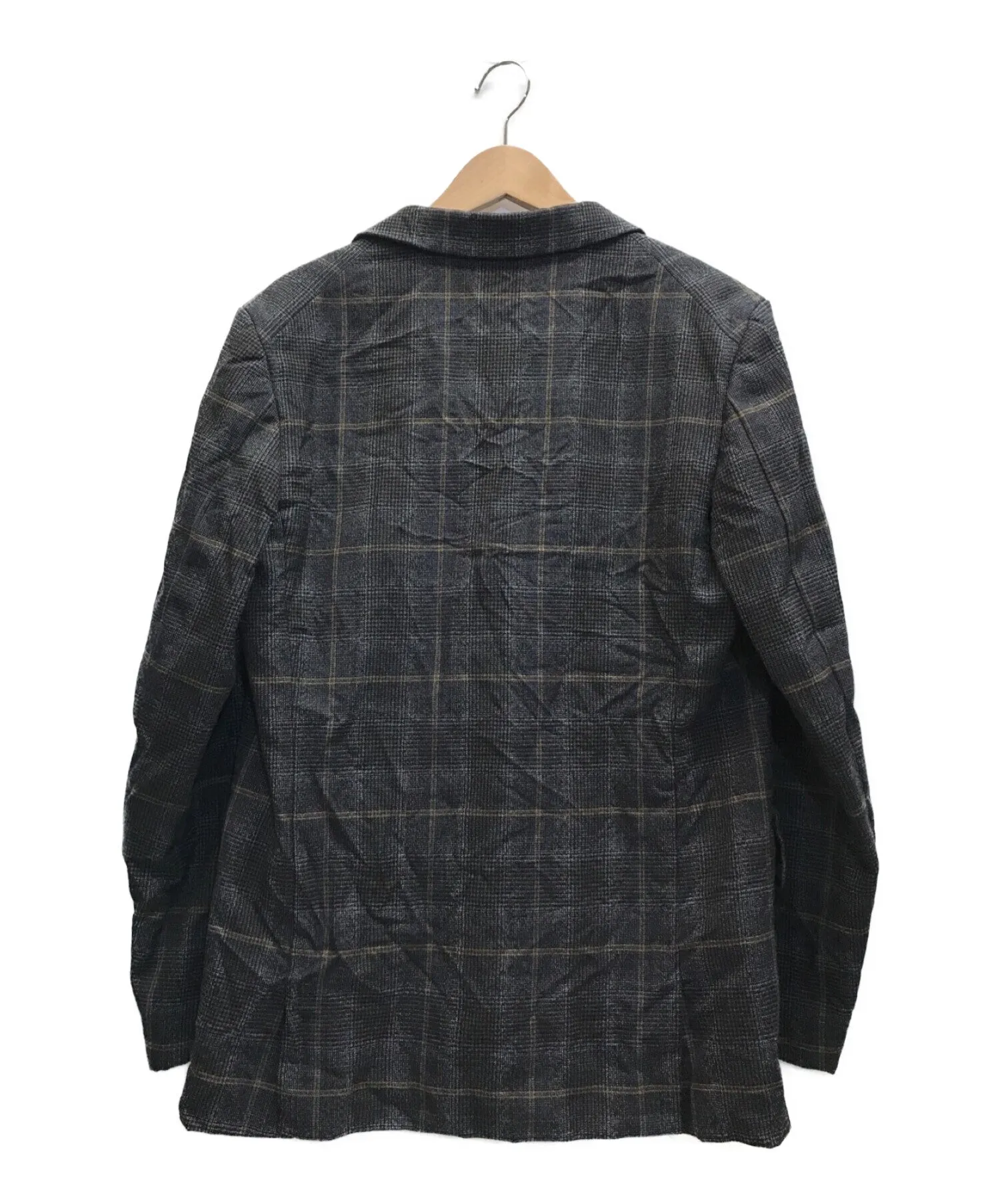 [Pre-owned] COMME des GARCONS Wrinkled Glen Check Tailored Jacket DF-J037 AD2020