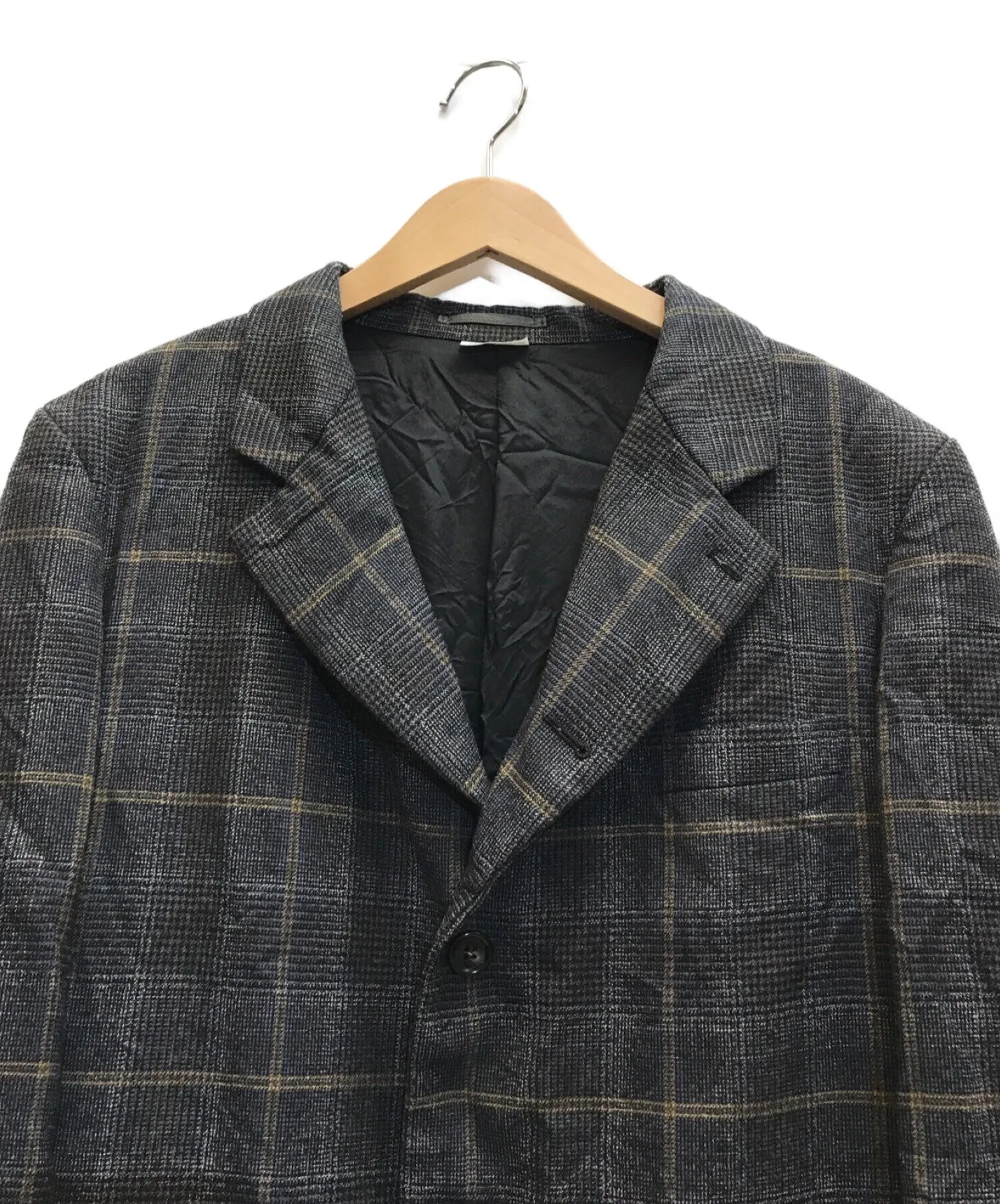 [Pre-owned] COMME des GARCONS Wrinkled Glen Check Tailored Jacket DF-J037 AD2020