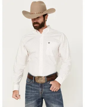 Product Name:  Ariat Men's Thor Dot Print Fitted Long Sleeve Button-Down Western Shirt