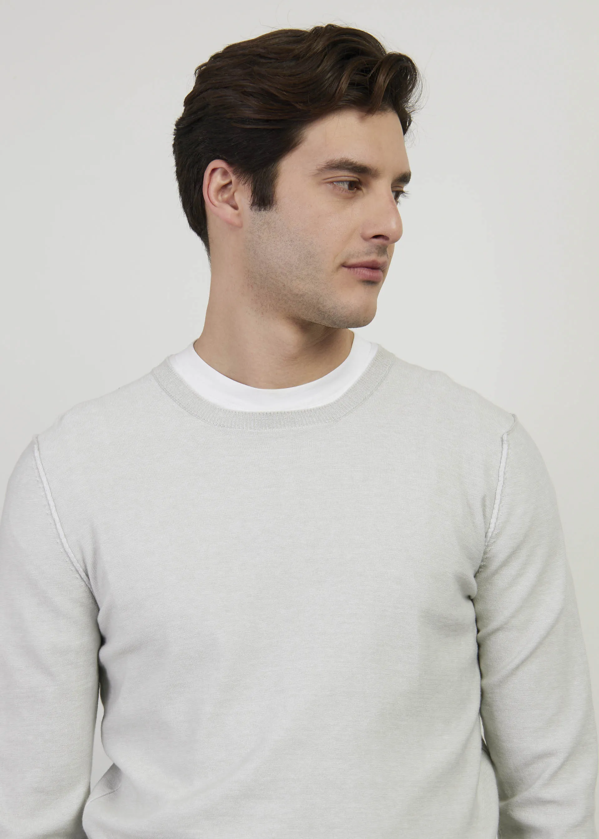 Pullover in puro cotone