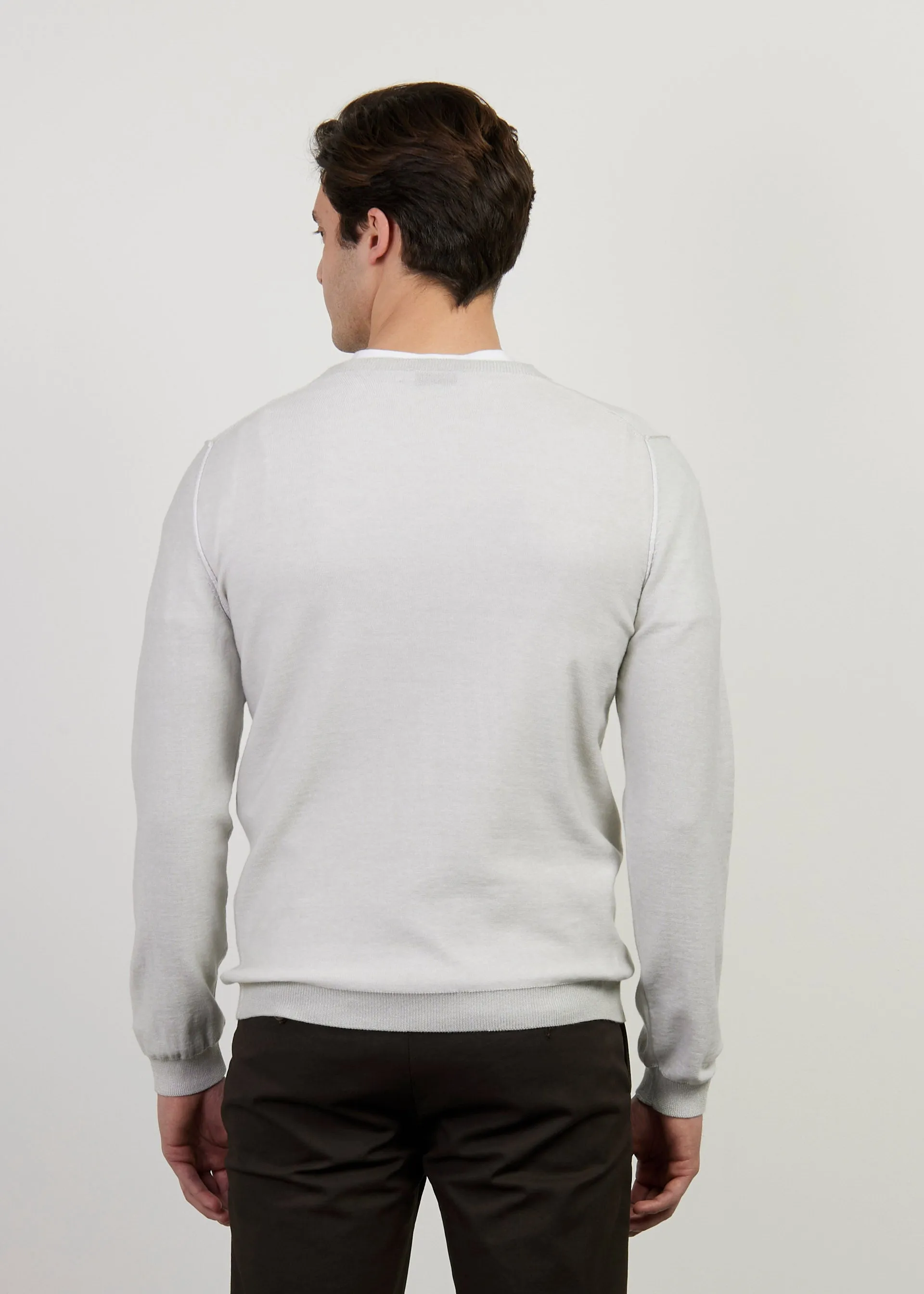 Pullover in puro cotone