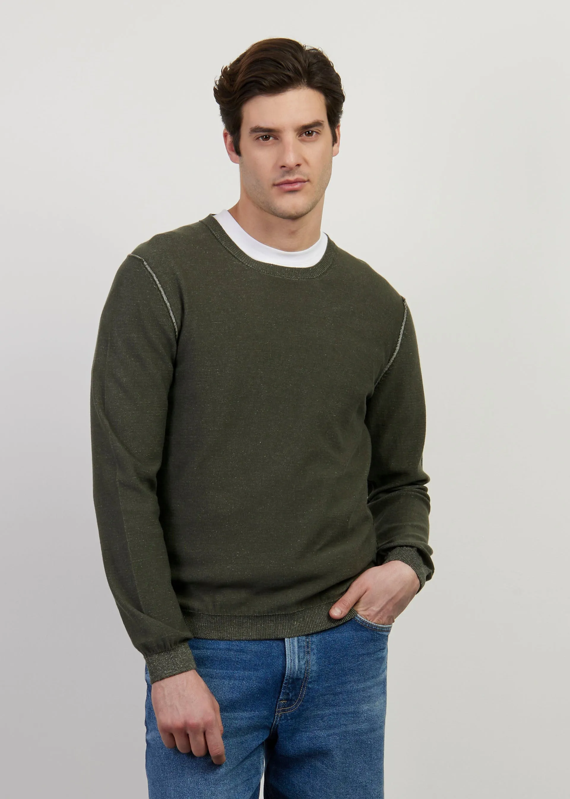 Pullover in puro cotone