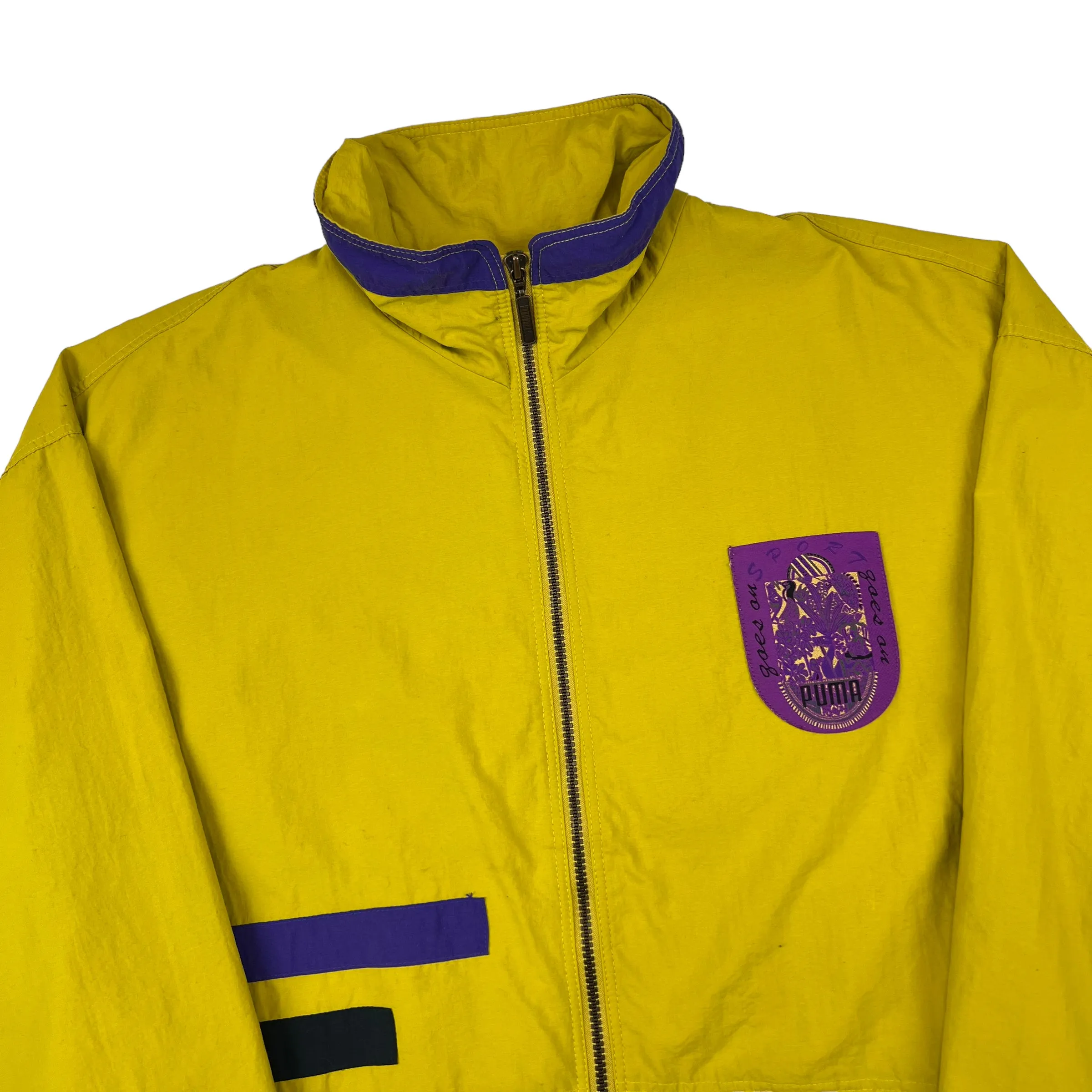 Puma 90s Track Jacket Yellow Purple