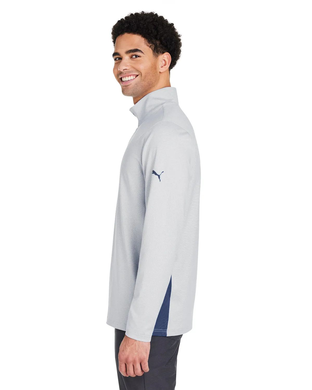 Puma Golf Men's Mesa Stripe Quarter-Zip