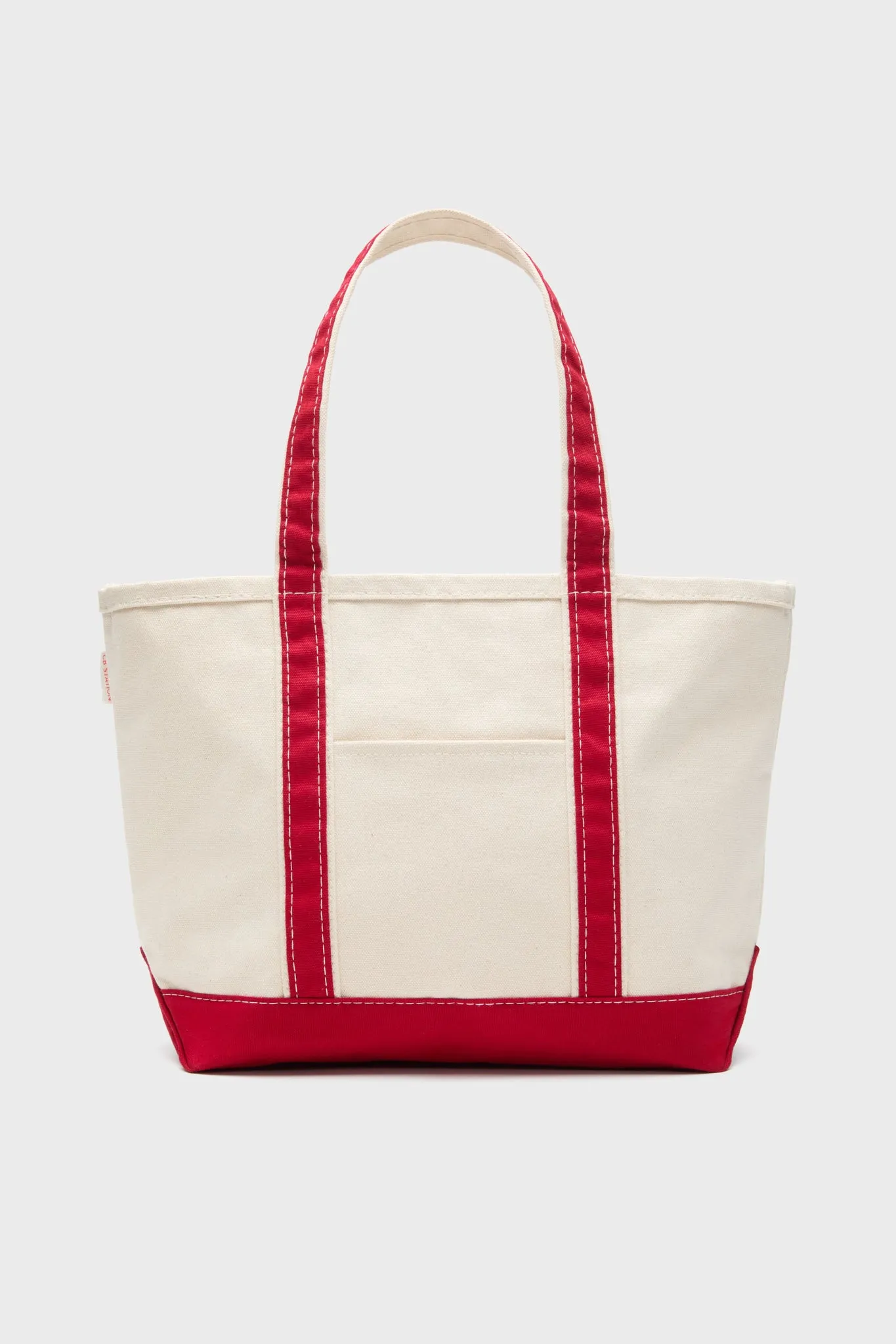 Red Medium Canvas Tote