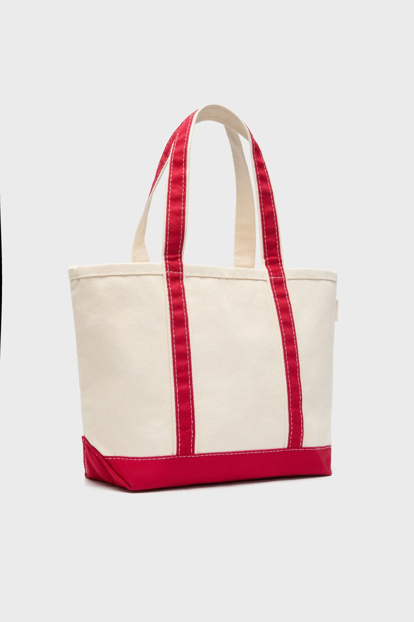 Red Medium Canvas Tote