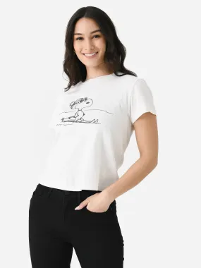     RE/DONE  Women's Ski Snoopy Classic Tee    