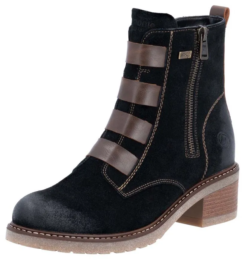 Remonte Black Side Zip Boot