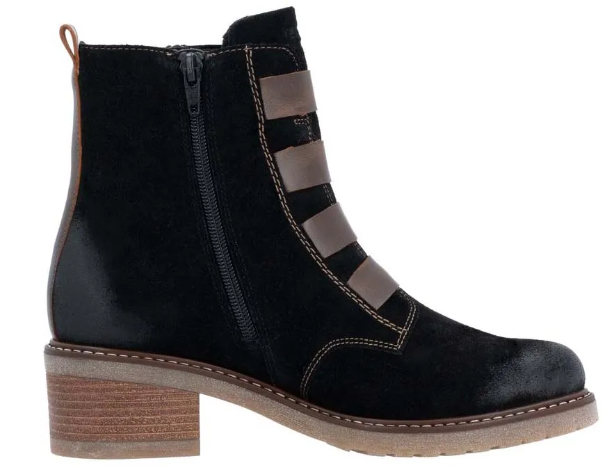 Remonte Black Side Zip Boot