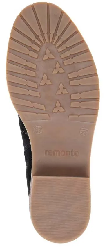 Remonte Black Side Zip Boot