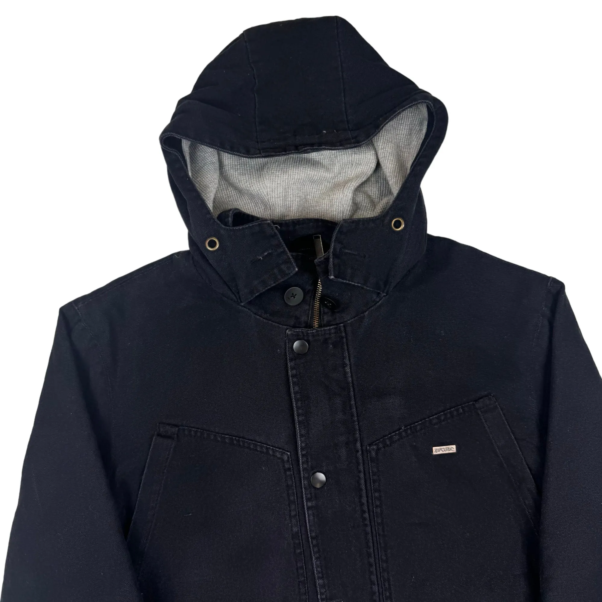 Rip Curl Heabyweight Hooded Outwear Jacket Black