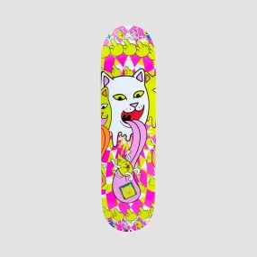 Ripndip Micro Nerm Skateboard Deck Pink - 8.5