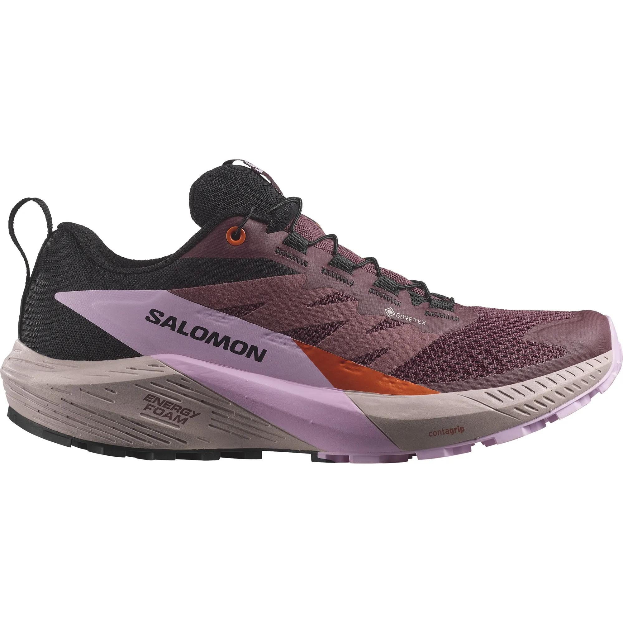 Salomon Women's Sense Ride 5 GORE-TEX Catawba Grape/Orchid Bouquet/Cherry Tomato | Buy Salomon Women's Sense Ride 5 GO