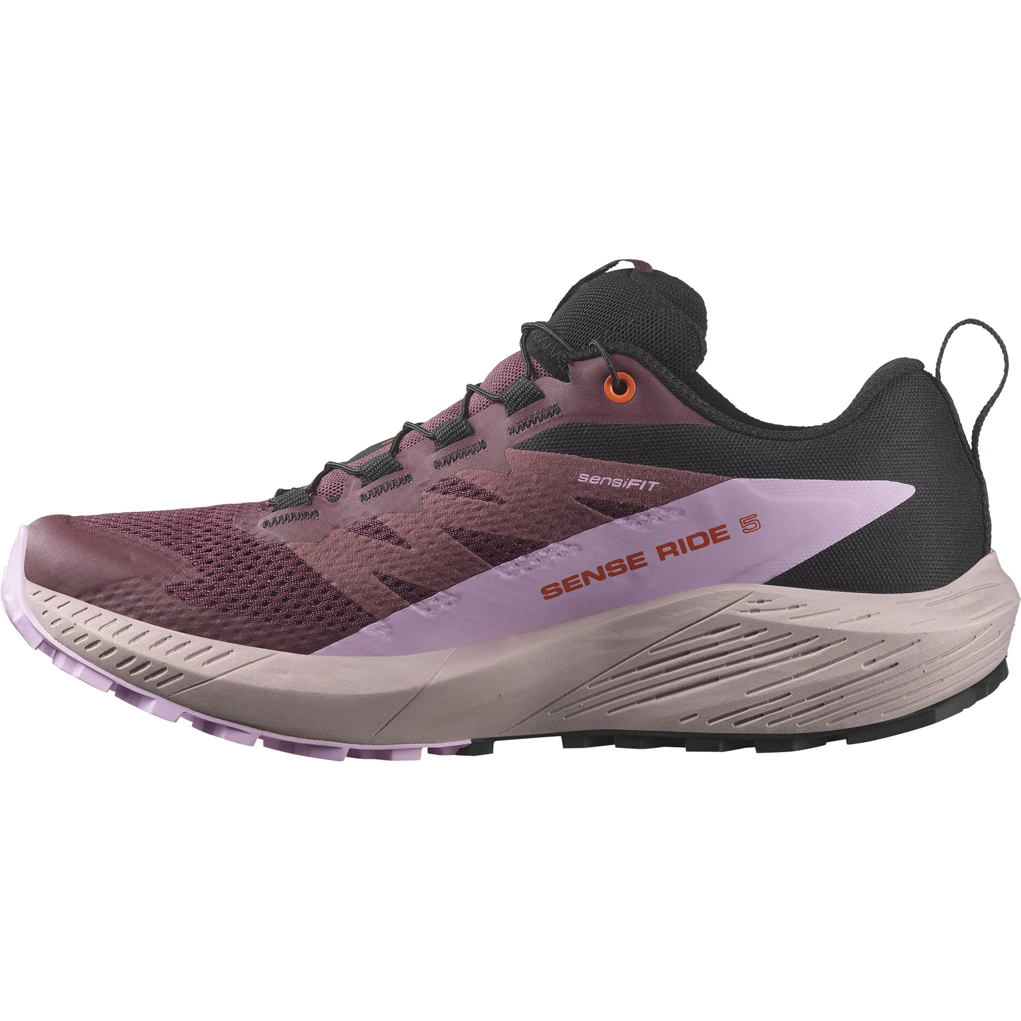 Salomon Women's Sense Ride 5 GORE-TEX Catawba Grape/Orchid Bouquet/Cherry Tomato | Buy Salomon Women's Sense Ride 5 GO