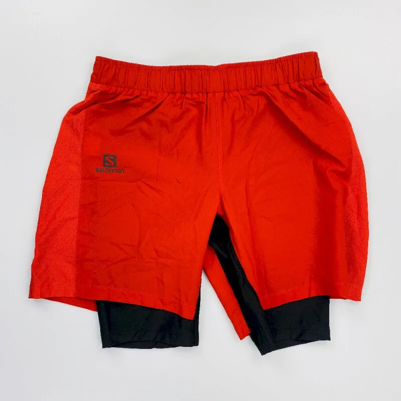 Salomon XA Twinskin Short M - Second Hand Shorts - Men's - Red - S | Hardloop