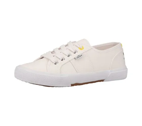 SANSIBAR sneakers da donna sneakers basse eleganti con lacci 1073212 bianco