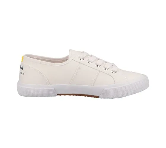 SANSIBAR sneakers da donna sneakers basse eleganti con lacci 1073212 bianco