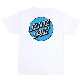 Santa Cruz Skateboards Shirt Other Dot White/UV Reactive