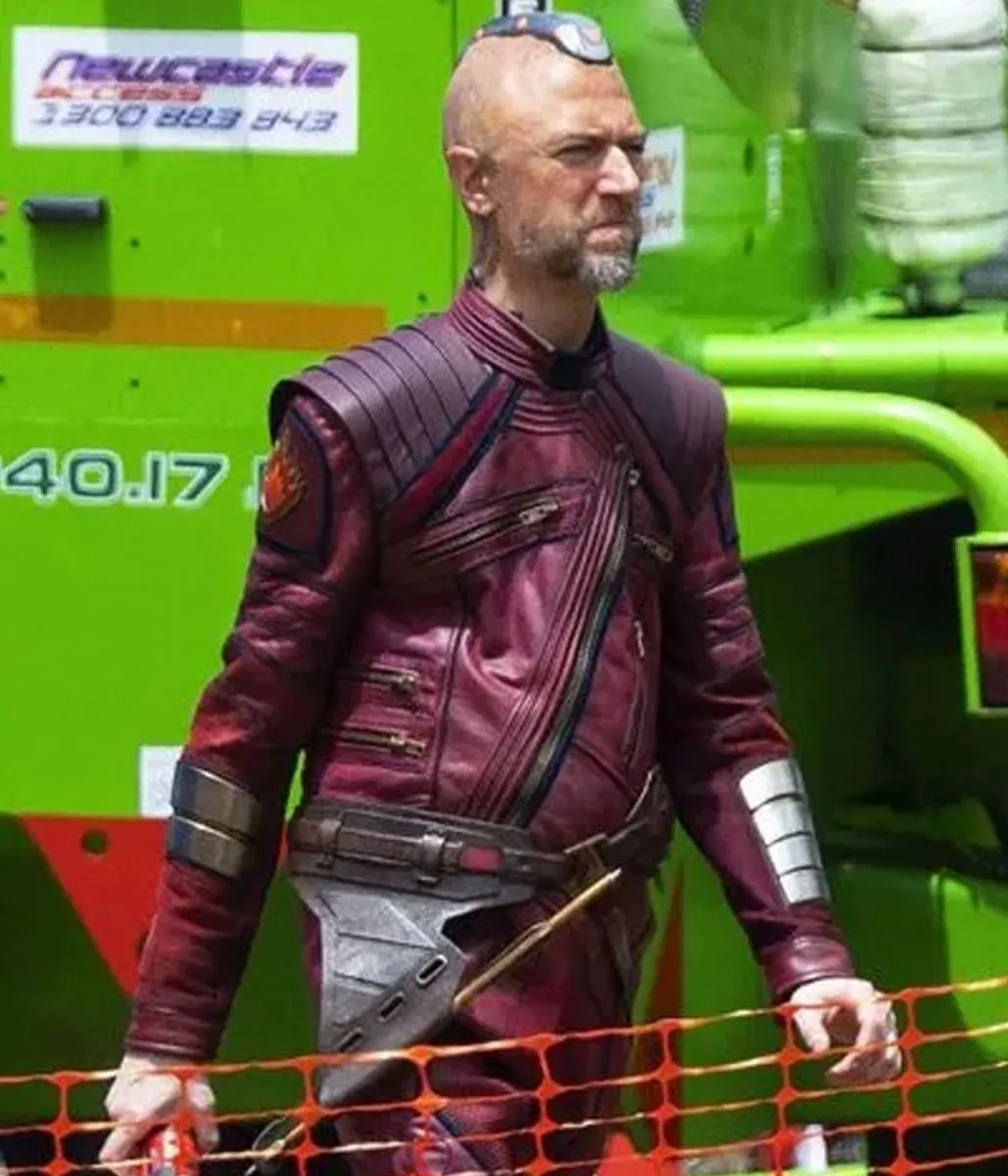 Sean Gunn Thor Love and Thunder Red Leather Jacket