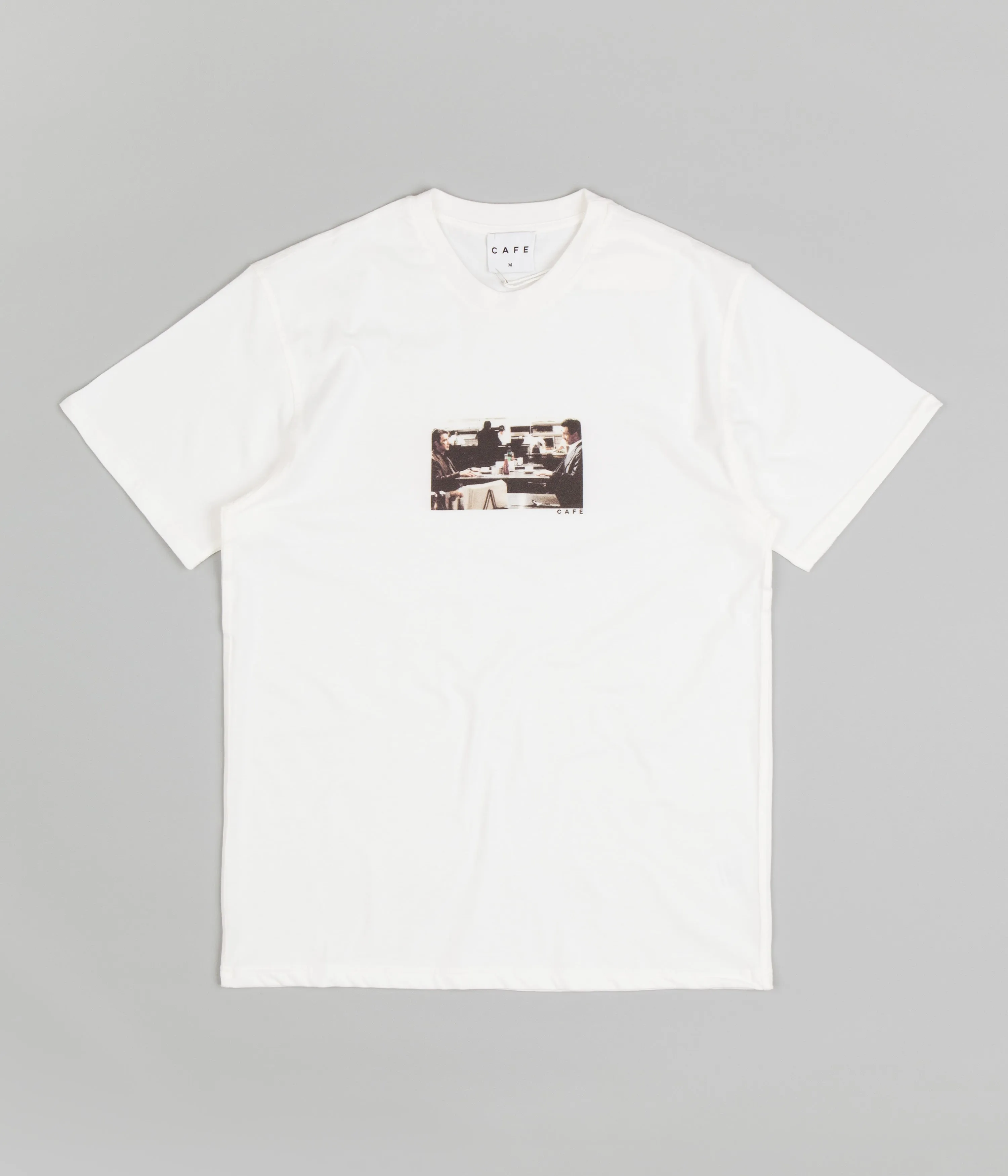 Skateboard Cafe Diner T-Shirt - White