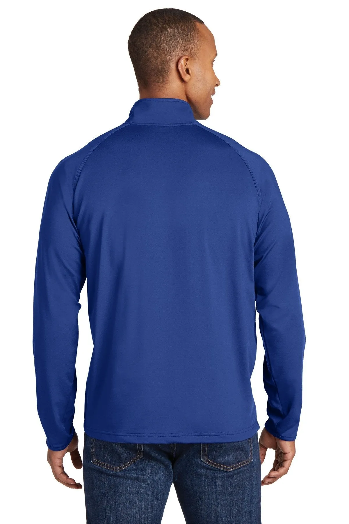 Sport-Tek Sport-Wick Stretch 1/2-Zip Pullover ST850 True Royal