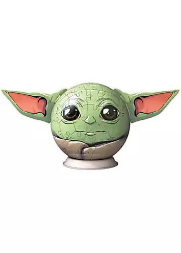 Star Wars Grogu with Ears 3D Puzzle Ball 77 Piece Jigsaw Puzzle | Grattan