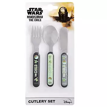 Star Wars The Mandalorian The Child 6 Piece Tableware & Cutlery Set | Kaleidoscope