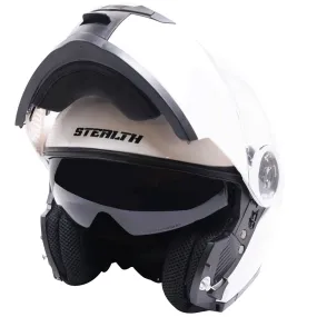 Stealth V159 Plain Helmet - White