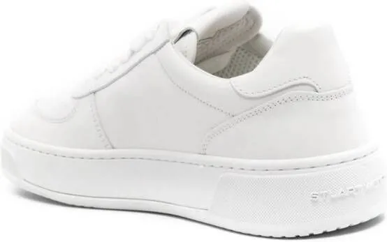 Stuart Weitzman Courtside Monogram leather sneakers White