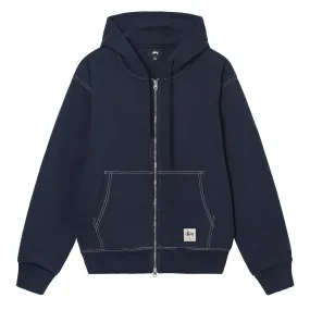 Stüssy - Double Face Label Zip Hoodie - (Navy)