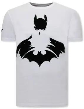 T Shirt with Batman Print White | NEW |