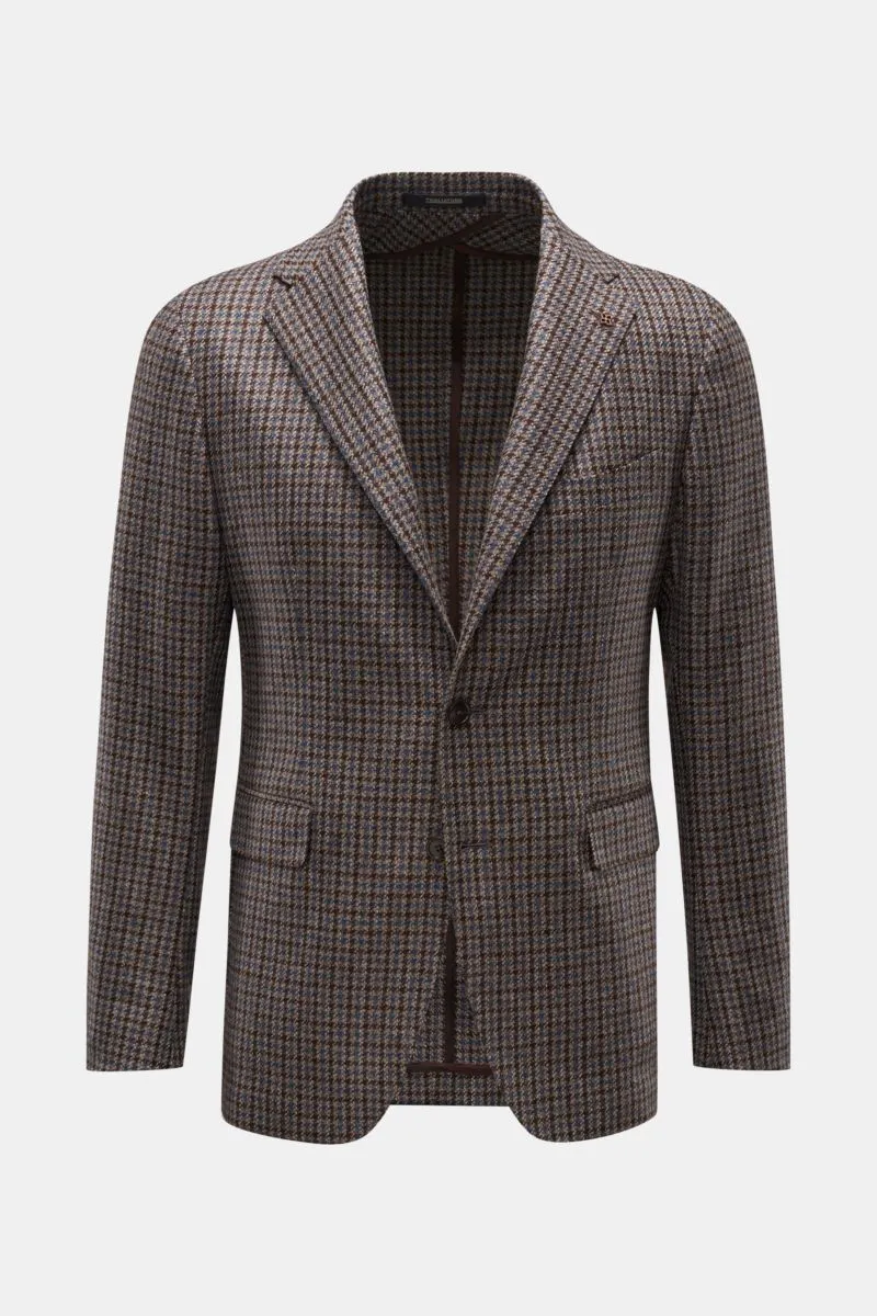 TAGLIATORE smart-casual jacket dark blue/beige/dark brown checked