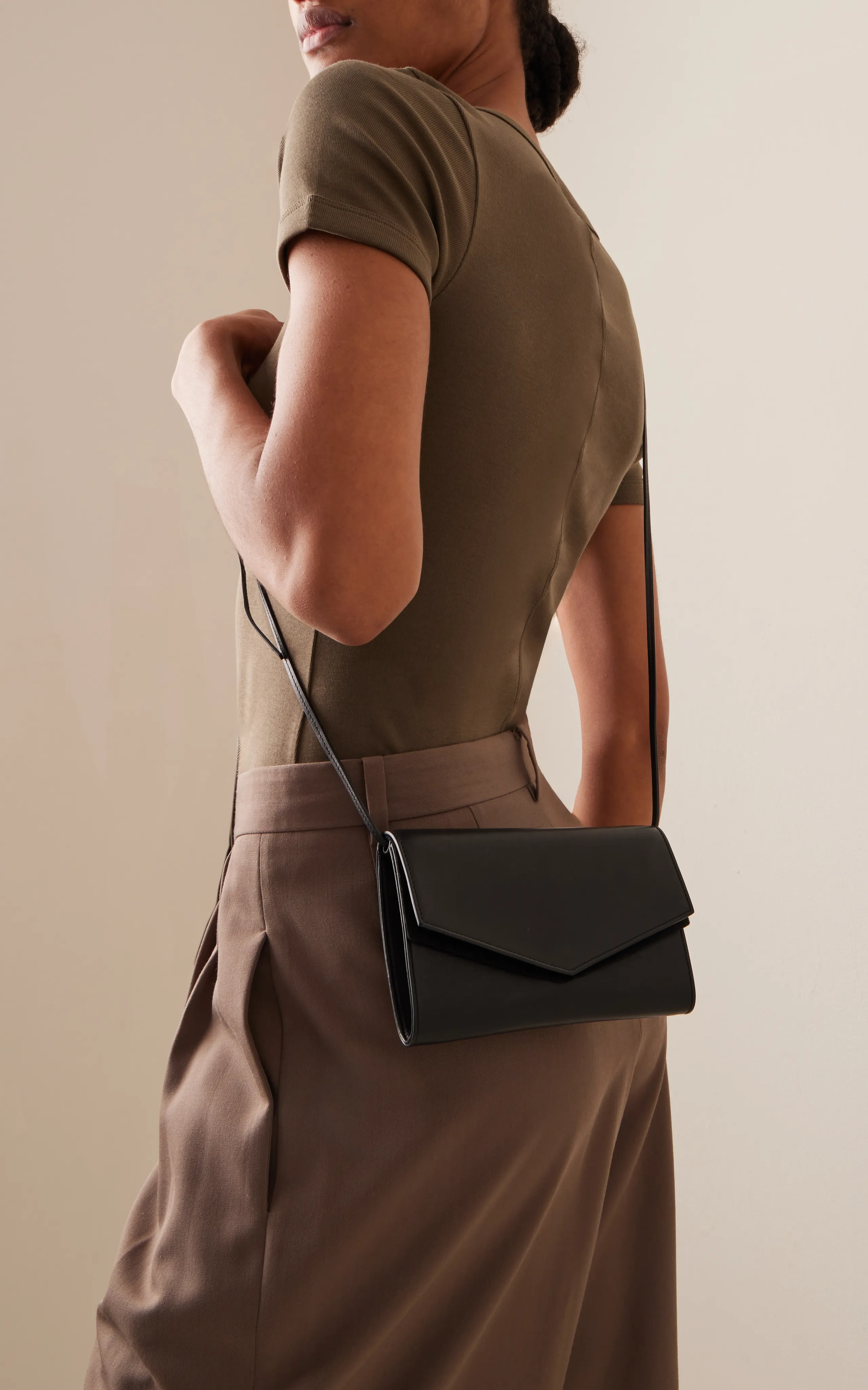 The Row Envelope Leather Bag