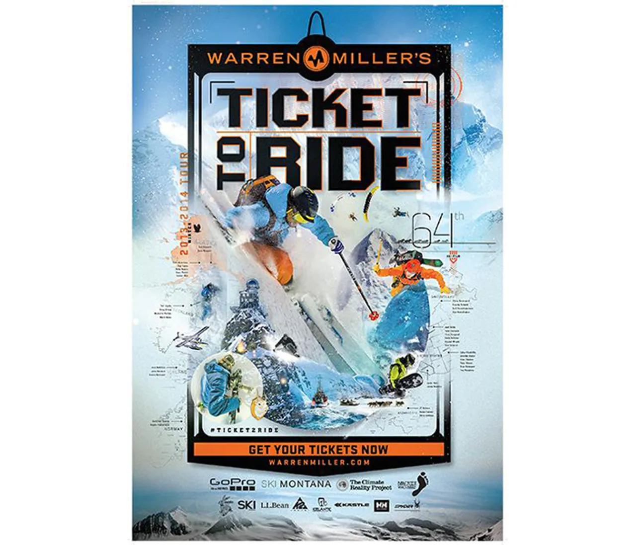 Ticket To Ride Ski DVD/Bluray Combo 2015