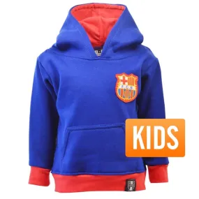 TOFFS - Barcelona Kids Hoodie - Royal Blue/ Red