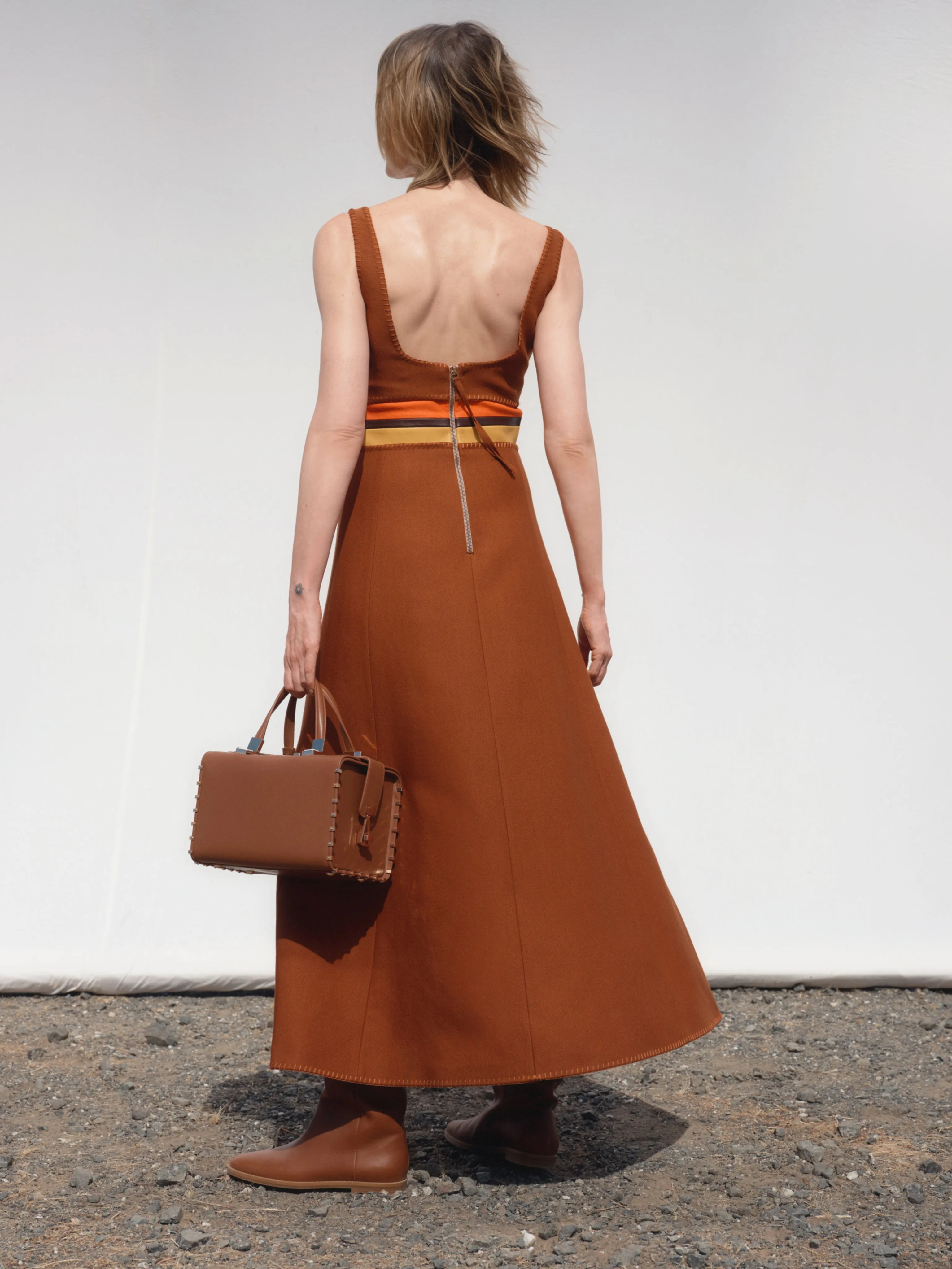 Wabi Bag in Cognac Nappa Leather