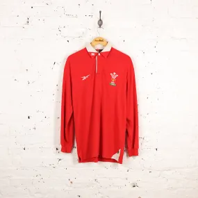 Wales Reebok Rugby Shirt - Red - M