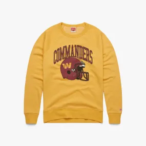 Washington Commanders Helmet Crewneck