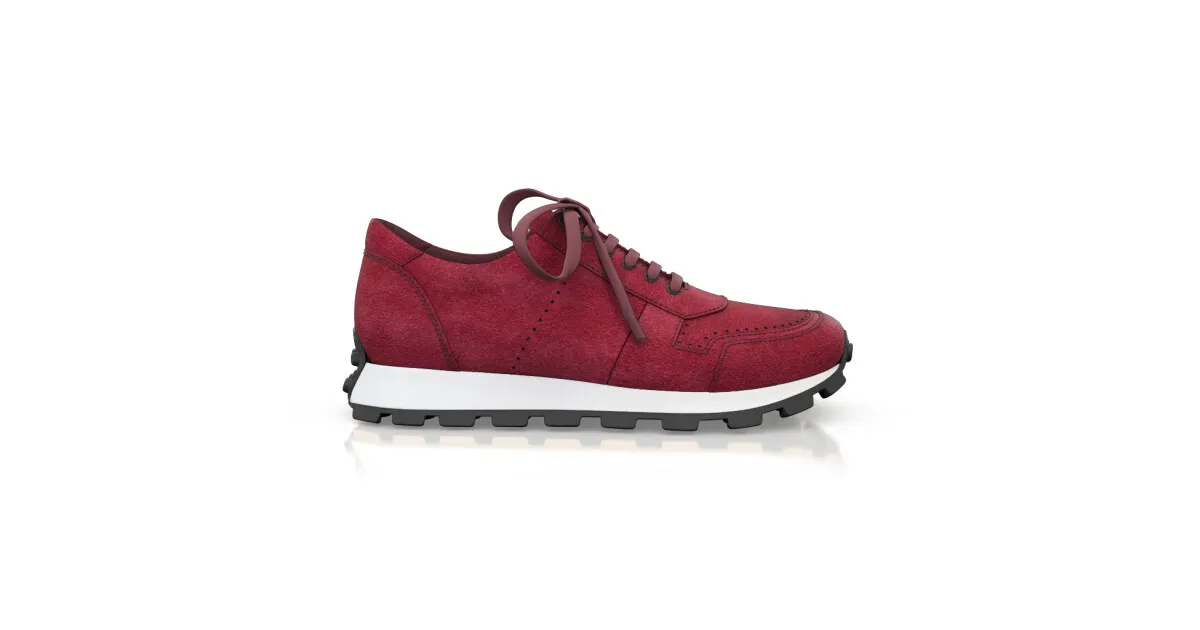 Women's Leather Running Sneakers 56488