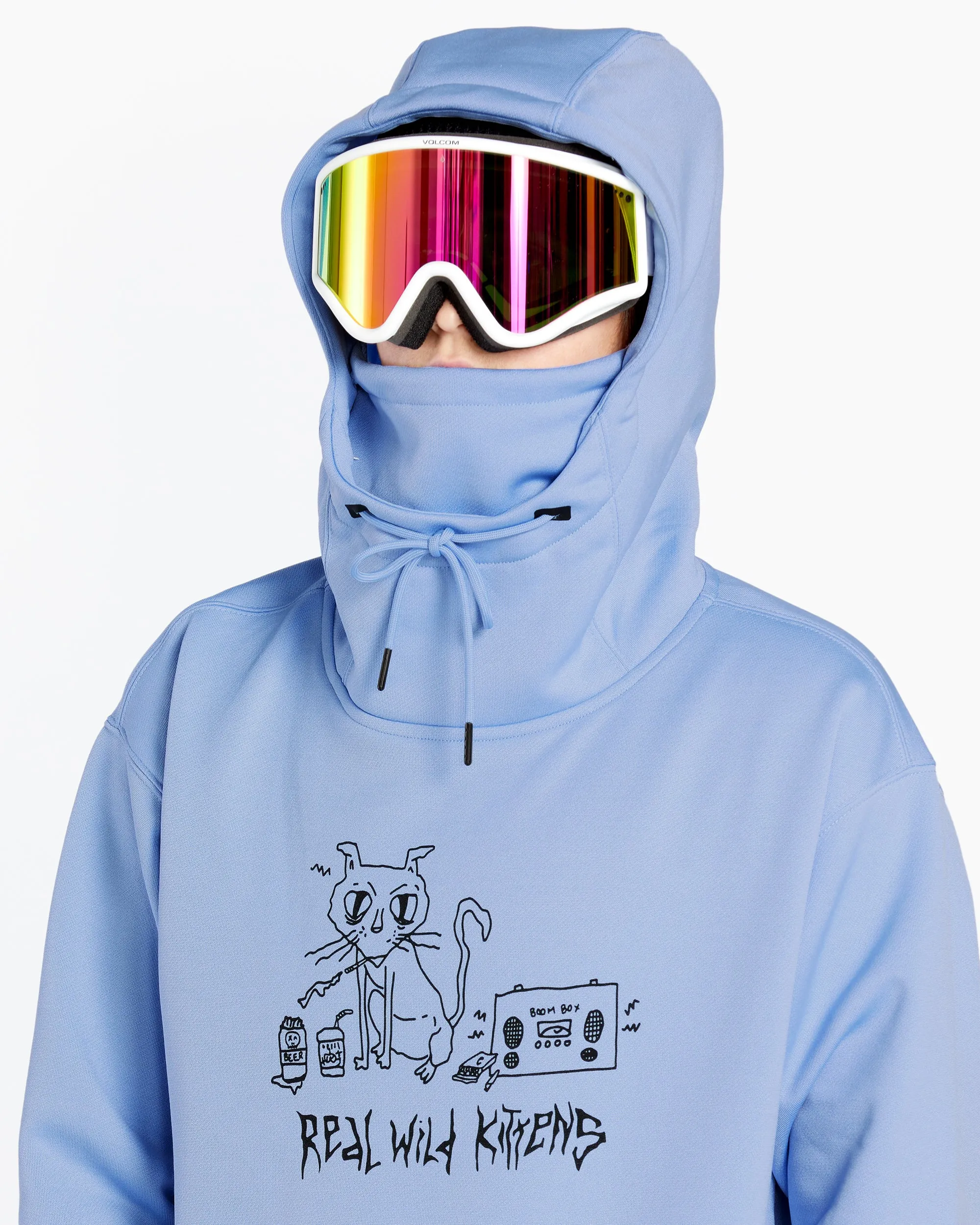 Womens Riding Hydro Pullover - Crystal Blue