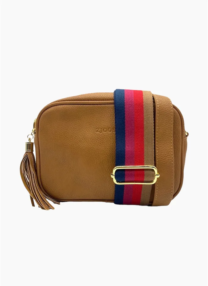 Zjoosh Ruby Sports Cross Body Bag - Tan